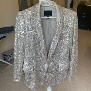 Sequined Blazer - Banana Republic